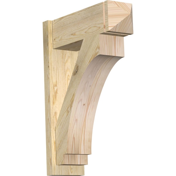 Ekena Millwork Imperial Rough Sawn Arts and Crafts Outlooker, Douglas Fir, 8"W x 24"D x 32"H OUT08X24X32IMP03RDF - main